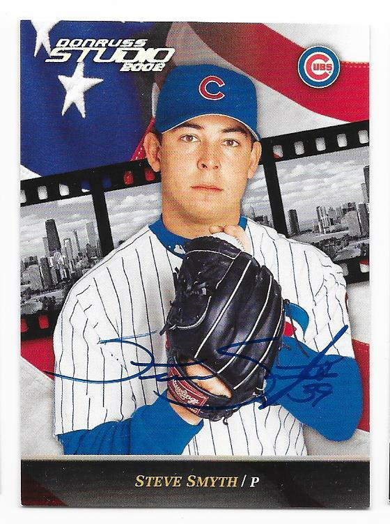 STEVE SMYTH 2002 DONRUSS STUDIO AUTOGRAPHED SIGNED # 94