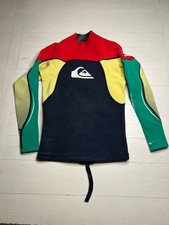Quicksilver Youth Syncro Stretch Wetsuit Top Long Sleeve Size S/48 1.5 mm