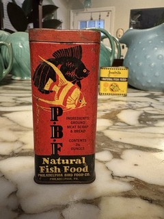 Vintage Philadelphia Bird Food Company Fish Food Tin￼