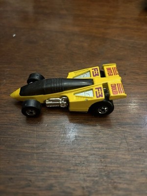 Vintage Hot Wheels 1987 Intercooled F-3 Yellow. Restoration Project / Bent Axles
