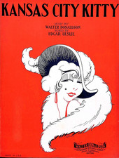Kansas City Kitty Sheet Music Walter Donaldson Edgar Leslie 1929 Fox Trot