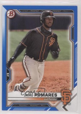2021 Bowman Draft Blue 70/150 Jairo Pomares #BD-45 0o6v