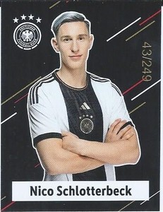 Panini World Cup 2022 Qatar - Nico Schlotterbeck - Limited Image - No. 43 of 249