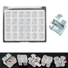 Dental Orthodontic Brackets Ceramic 3M Clarity MBT 022 3 w/h Metal Reinforced