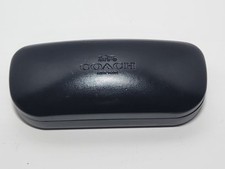Coach Hard Shell Glasses Case Glossy Black Sunglasses Eyeglasses Clamshell Case