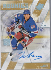 2023-24 SPx #108 WILL CUYLLE ROOKIES AUTOGRAPHS NEW YORK RANGERS