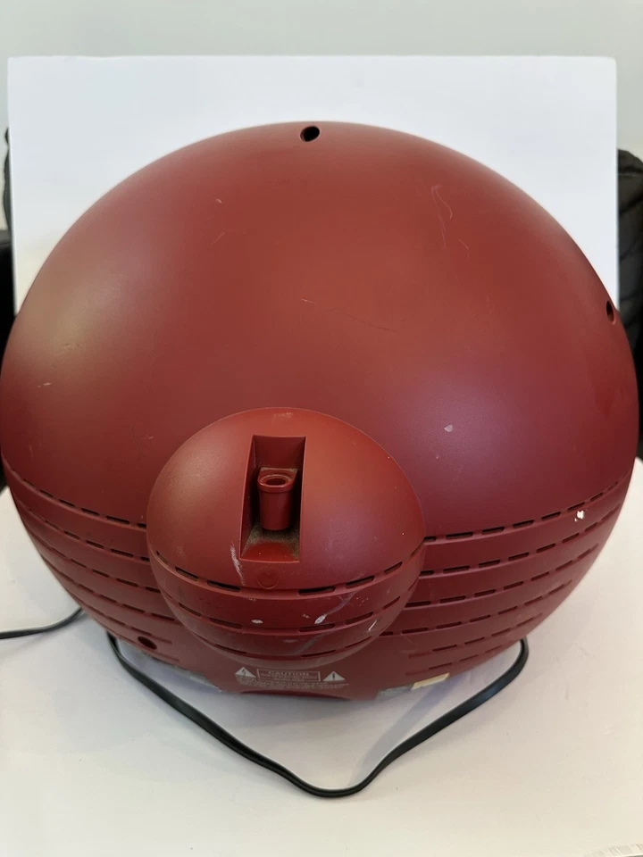 Memorex MSP-TV1300 Red Sphere Ball 13" CRT TV Videoball No Remote Has Issues - Image 4 of 4