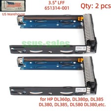 X2 651314-001 3.5" LFF SAS SATA HDD Tray Caddy for HP DL385 DL380 G8 G9 G10