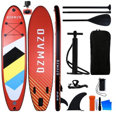 Inflatable Stand up Paddle Boards, 10'6''x32''x6'' Non-Slip Wide with Camera Mount