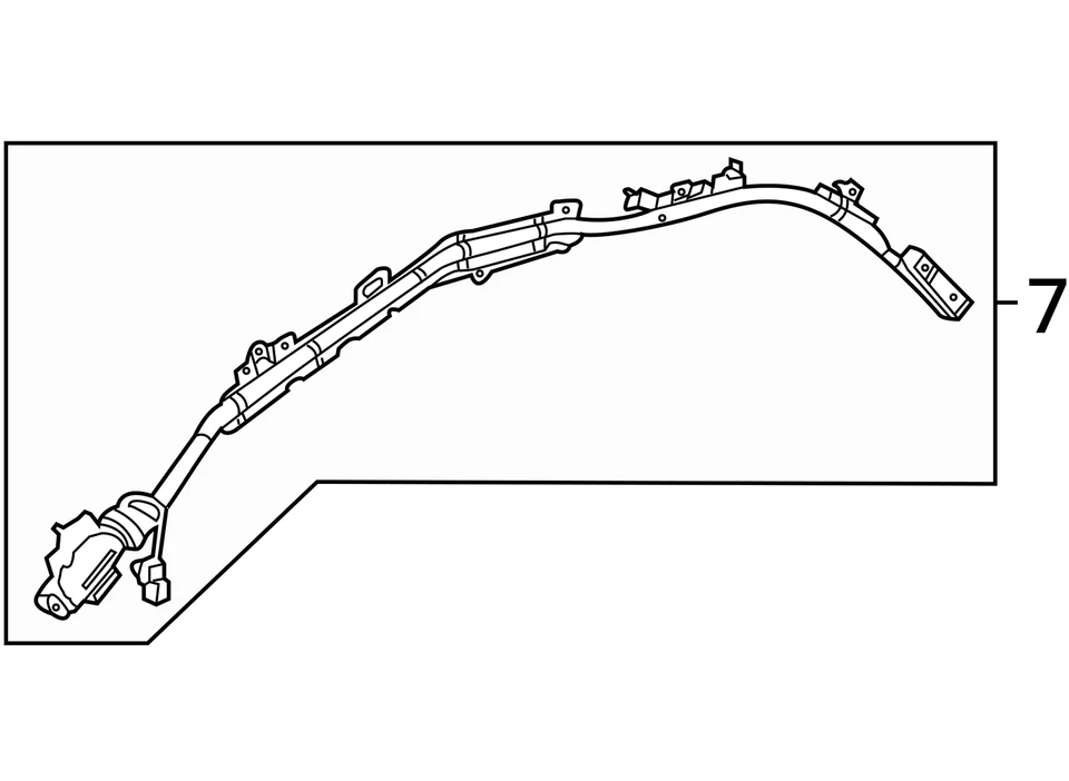 Air Bag Driver Roof Fits 10-14 TL 849156 - Imagem 3 de 4
