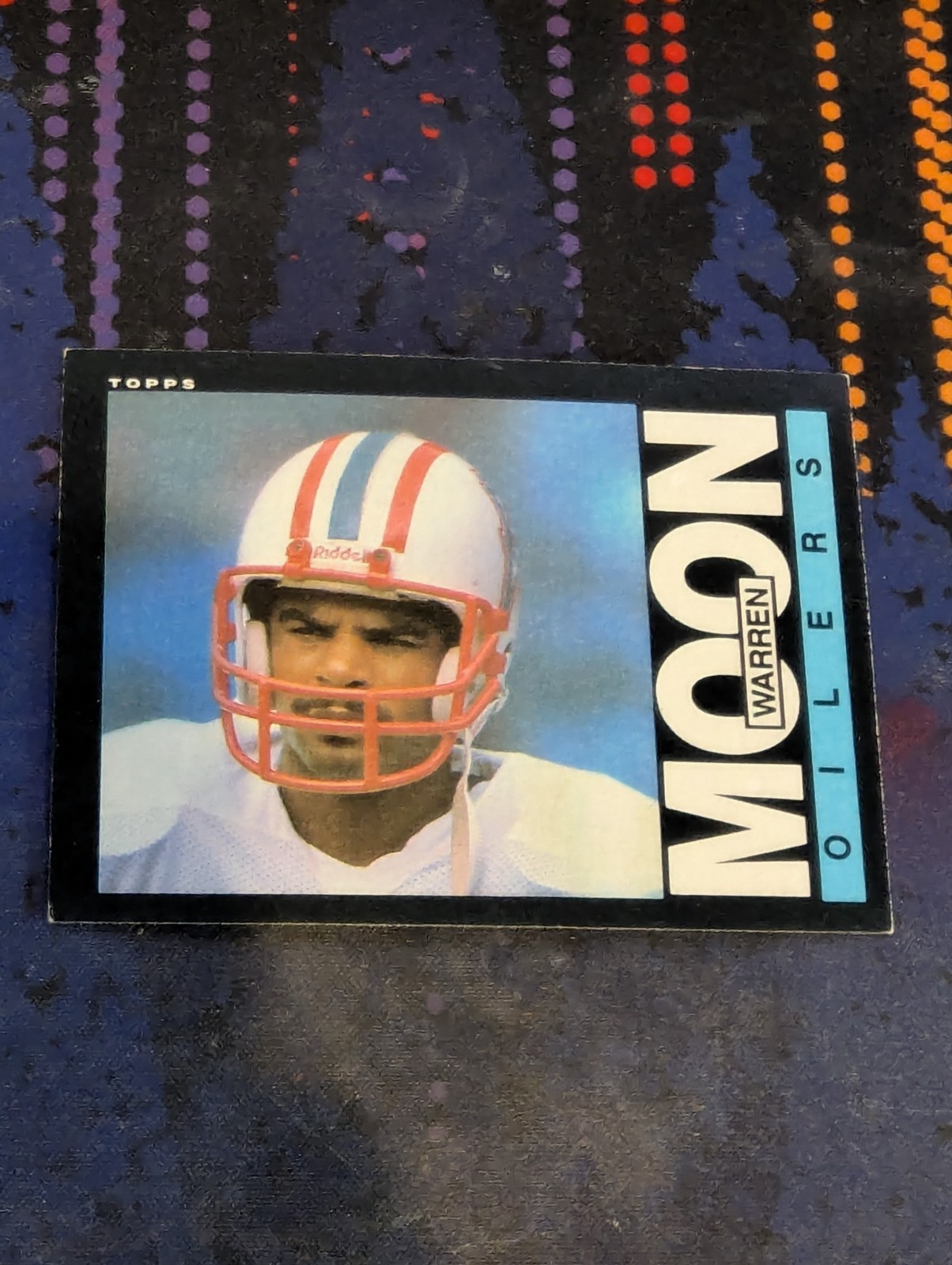 1985 Topps - Warren Moon #251 (RC) Houston Oilers  Rookie QB HOF