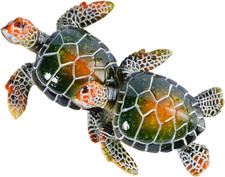 Sea Turtle Collectible Figurines Mini Turtles Statue Ocean Decor Resin Beach The
