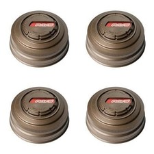 Leather Key Case Brown Compact Snap Button Holder Wallet Unisex Vintage Style