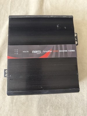 Marts Digital MXD3000W Mono 3000W RMS 1 Ohm Amplifier - PRV & Brazil Style Amp!