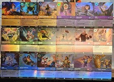 LORCANA 12 WILDS UNKNOWN COMPLETE EPIC FOIL SET 205-222 BUZZ WOODY MINNIE REX