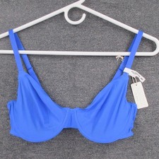 Aerie Smoothez Bra Womens 34D Microfiber Full Coverage Underwire Bra Blue