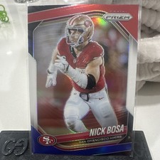 2025 Panini Prizm Nick Bosa San Francisco 49ers NFL #219 Football Card
