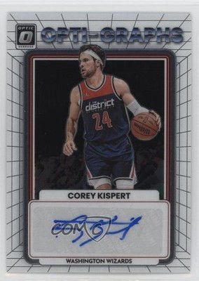 2022-23 Panini Donruss Optic Opti-Graphs /99 Corey Kispert #OG-CKP Auto 3p7