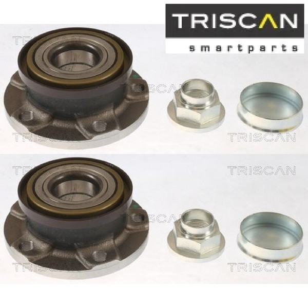 2X Radlagersatz Triscan 853012211 2 Radlager Satz Links Rechts Hinterachse-image