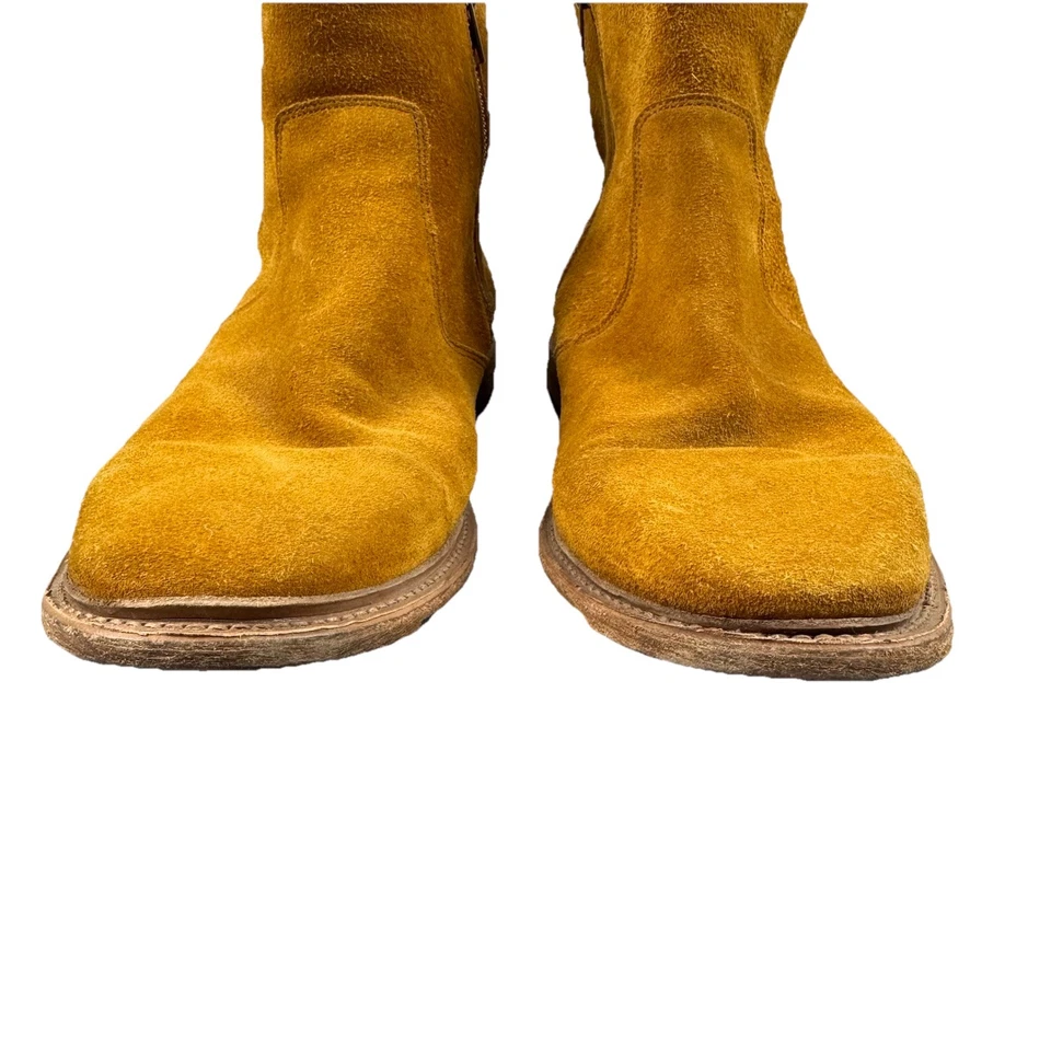 FRYE Mens Suede Ankle inside Zip Boots - SIZE 10D - Image 4 of 4