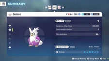 Delibird Shiny Alpha 6IVs Battle Ready - Legends ZA