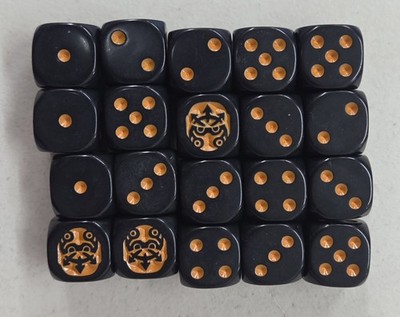 Warhammer 40K Kill Team: Blooded Traitors Dice (x20) Chaos Space Marine Cultists