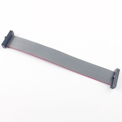 1Pcs 1.27mm Pitch 20 Pin 20 Wire Extension IDC   Ribbon Cable Length 10CM #iv