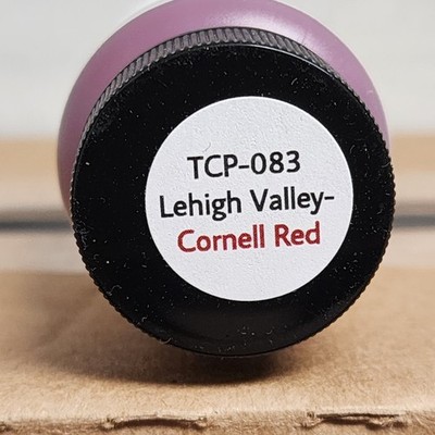 Tru Color Paint TCP 83 - Lehigh Valley Cornell  Red - Model Railroad 1 oz bottle