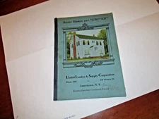 COLOR HOME DESIGN PLAN CATALOG,UNITED LUMBER & SUPPLY, JAMESTOWN, NY, 1949