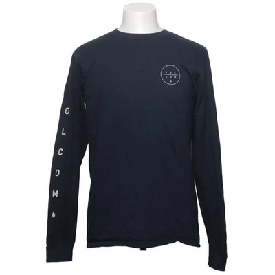 Volcom, Langarmshirt, Größe: M, Blau, Baumwolle, Einfarbig, Herren #Zkh