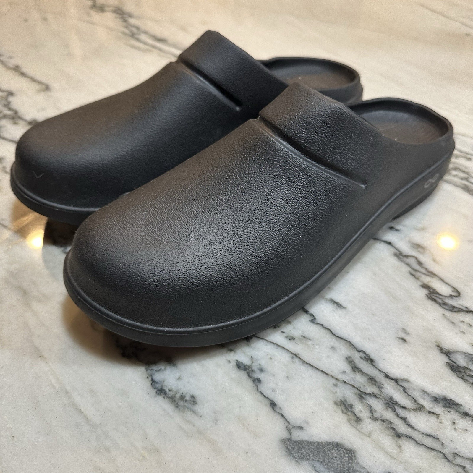 OOFOS BLACK UNISEX Slip On CLOGS SHOES Men Sz11 W… - image 3