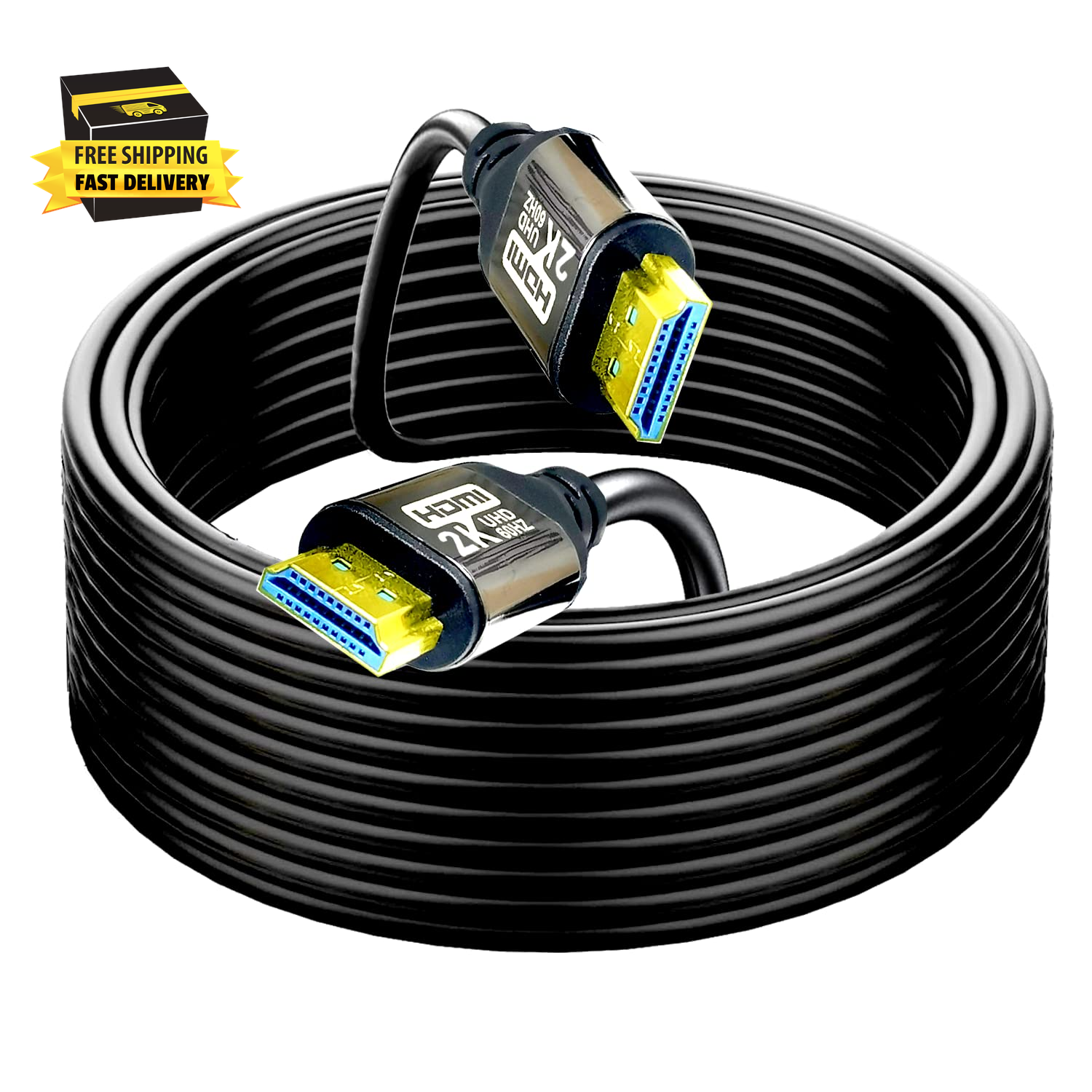 100FT HDMI 1.4 Cable with Aluminum Shell - High Speed 4K Support-image