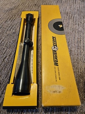 Vintage Weaver Scope K6-C3 In Original Box. Rare