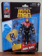 Marvel Legends Series Ultimate Iron Man Comic Inspired Action Figure Card Damage