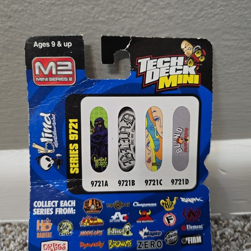 2000 Tech Deck Mini BLIND 9721C 57mm New Sealed Vintage Tech Deck Series 2 - Picture 5 of 6