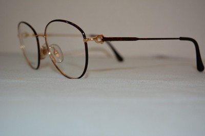Vintage Gucci 2616 NG3 Demi Amber eyeglass frames 53-17-130 W / demo lens Safilo