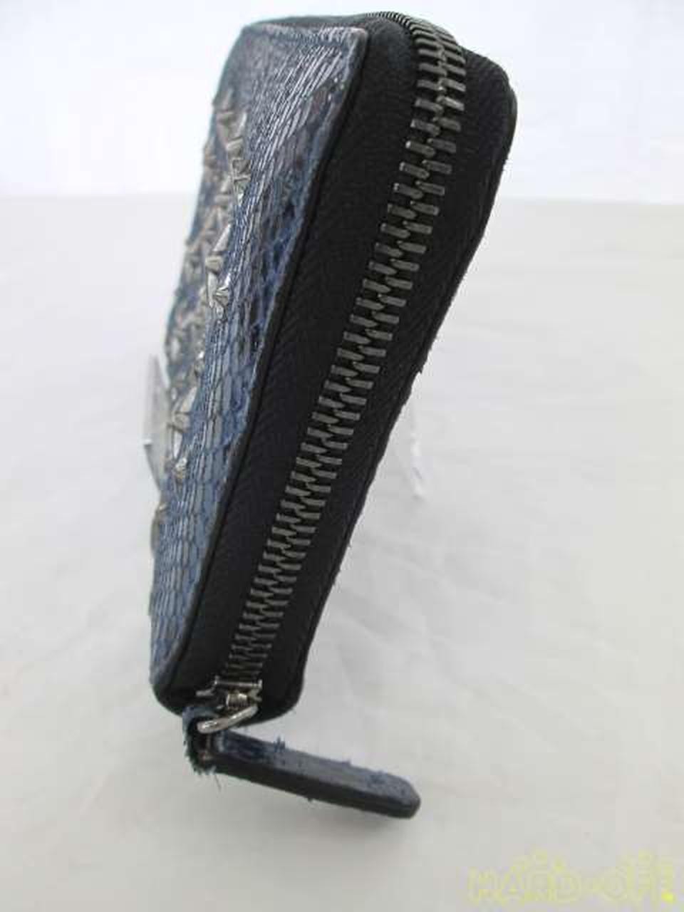 Python Embossed Studs Wallet Model BLU JIMMY CHOO - image 2