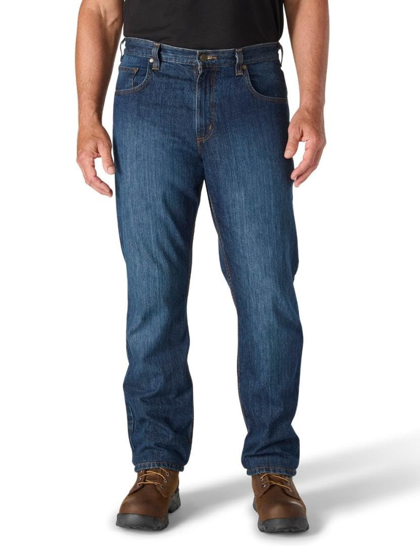 Carhartt Relaxed Straight Jean, Durable 13-Ounce Cotton Denim