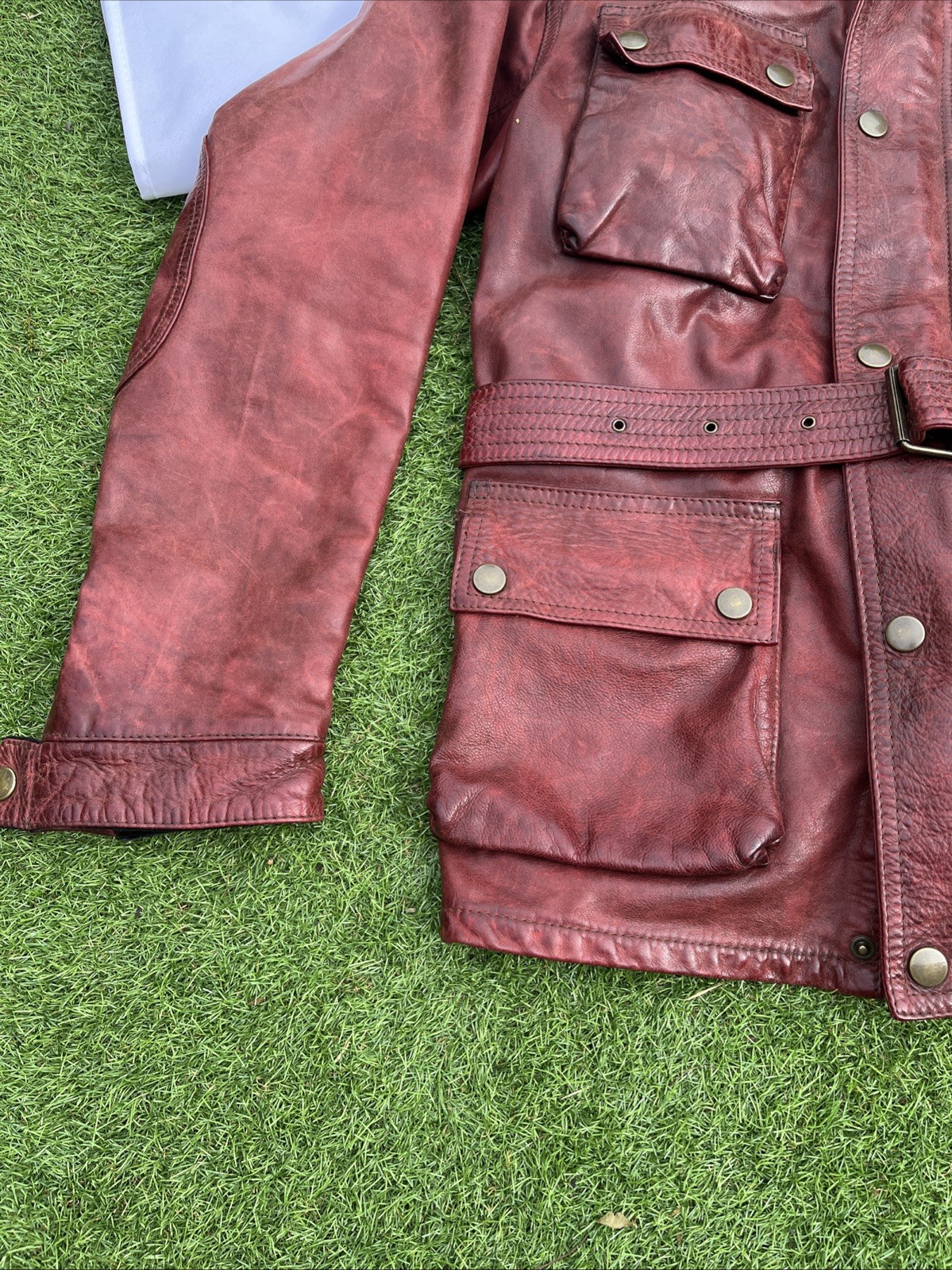 BELSTAFF PANTHER 1966 JACKET RARE OXBLOOD SMALL MEDIUM TRIALMASTER  RRP£1345 image 4