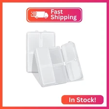 FYY Daily Pill Organizer/ Case, 7 Compartments Portable, [Folding Design] Large 