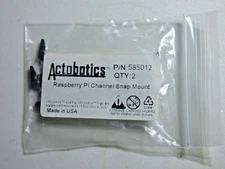 Actobotics - 585012, Raspberry Pi Channel Snap Mount Qty:2 , Hard to Find - NIB