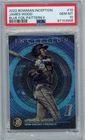 2022 Bowman Inception JAMES WOOD RC /99 Blue Foil Pattern ll SP PSA 10 GEM D387