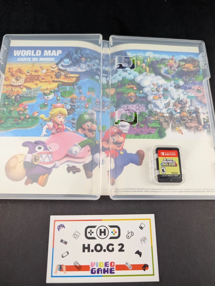 New Super Mario Bros. U Deluxe (Nintendo Switch, 2019) Complete Tested Canadian - Imagem 2 de 2