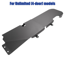 Fit for 2007-2018 Jeep Wrangler JK 4WD 4-Door Steel Gas Tank Skid Plate Black