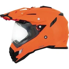 AFX FX-41DS Hi-Viz Dual Sport Helmet | Safety Orange | DOT ; ECE 22-05