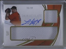 2019 Panini Immaculate Immaculate Doubles /99 Luis Ortiz #D-LO Rookie Auto RC