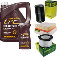 Mann Inspektionspaket 6L Mannol Energy 5W-30 FüR VW Transporter IV Bus 2.5 TDI
