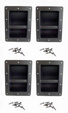  4 PACK PENN ELCOM H1105 Large Blk Steel Speaker Cabinet/Case Handle w/ Screws