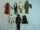 1977-Star Wars 7 Figures-Kenner Action Figures-Hong Kong