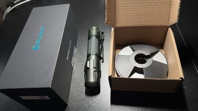 Olight Warrior Ultra Stealth Grey 2500 Lumens Flashlight, OAL Material With/Base